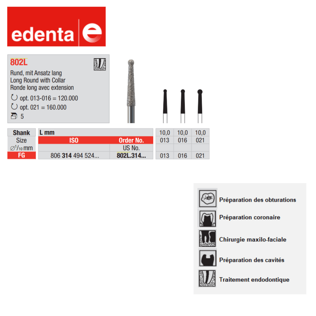Fraise Endo Access (x5)