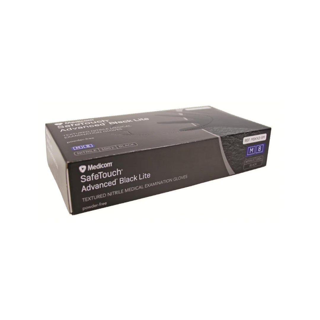 Gants Nitrile Noirs (x100)