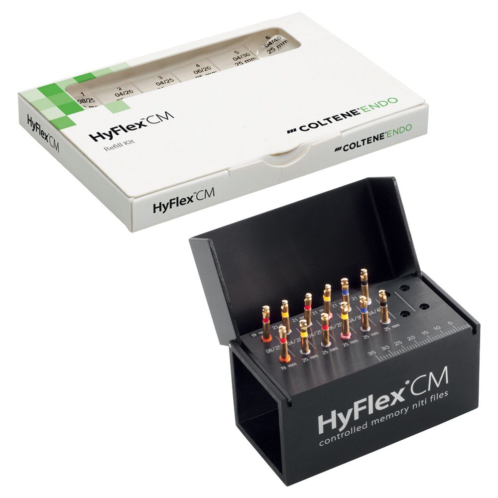 HyFlex CM assortiment de 6 limes NiTi Coltene
