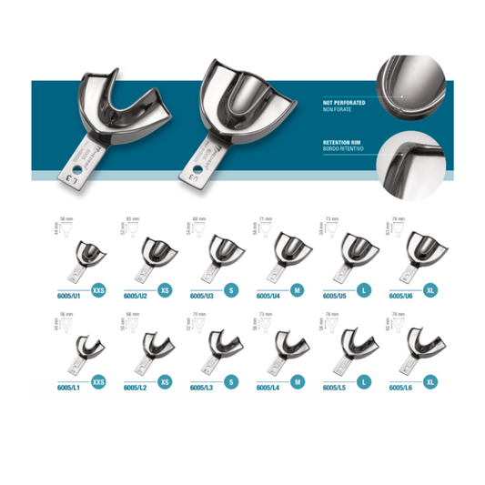 Porte-empreintes Edentés