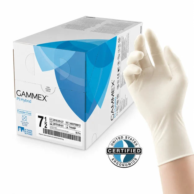 Gants Gammex PI hybrid (x50)