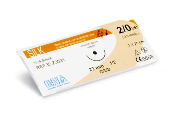 Fil de suture Soie