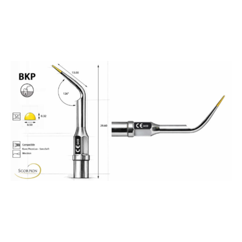Inserts Scorpion pour Kavo PiezoLux / Kavo Sonosoft / Mectron