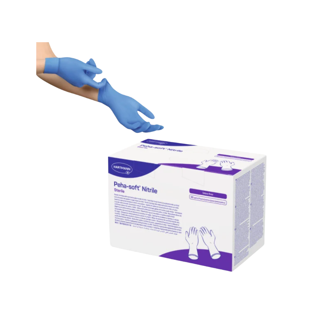 Gants stériles Peha-soft nitrile sans poudre
