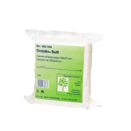 Carrés non tissés absorbants (x50)