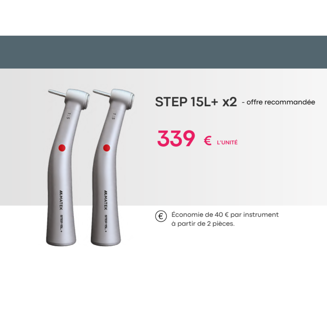 Contre-Angle Rouge Classic - STEP 15L+ MATEK