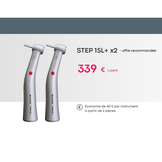 Contre-Angle Rouge Classic - STEP 15L+ MATEK