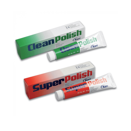 Clean Polish et Super Polish (45g) - Kerr - La Boutique Du Dentiste