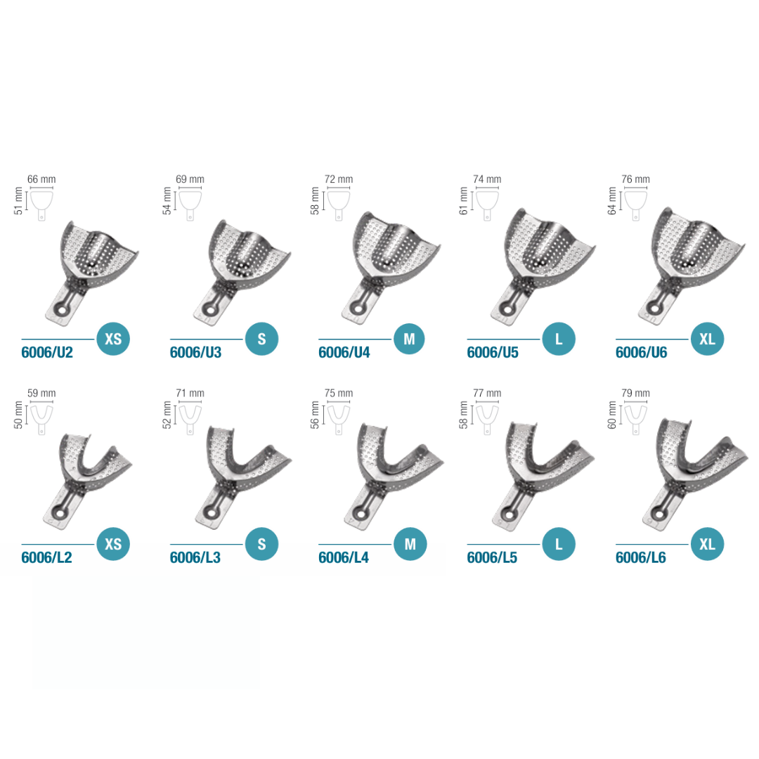 Porte-empreintes Inox Rembourés