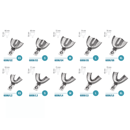 Porte-empreintes Inox Rembourés