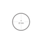 Miroirs Rhodium (x12)