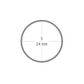 Miroirs Rhodium (x12)